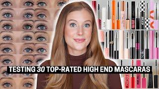 I Tried 30 Top Rated High End Mascara So You Dont Have To... The Ultimate Mascara Showdown