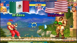 Super Street Fighter 2 Turbo  H-Zero Mexico vs RoyBisel Usa Super Street Fighter 2 Turbo