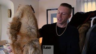 Macklemore Shows His Apartment & Thrift Shop Fur Coats