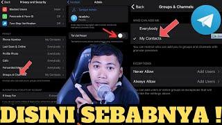 Inilah 3 Penyebab Tidak Bisa Jadi Admin Grup Telegram 