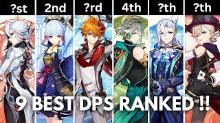 TOP 9 BEST C0 DPS RANKED  SS Tier DPS in  Genshin Impact 