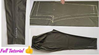 Very Easy Pant Trouser Cutting And Stitching  Womens Pant Trouser cutting and stitching  Pant