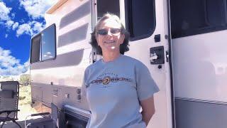 RV Tour Solo Woman Living in a Lazy Daze Class C RV