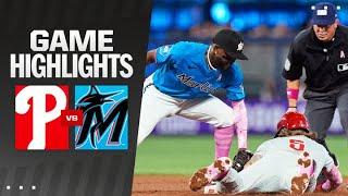 Phillies vs. Marlins Game Highlights 51224  MLB Highlights