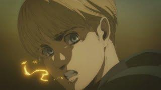 Armin Transforms into Colossal Titan but its YOUSEEBIGGIRLTT OST Attack On Titan Season 4 