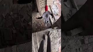 Spider-Man and parkour flip fail #moneyheist #parkourfreerun #flipfail #shortslife #parkour