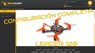 Configuracion leader 120 con betaflight