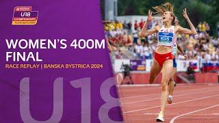 Polands RISING 400m star  Anastazja Kus SMASHES championship best  Banska Bystrica 2024