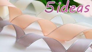 5 GREAT TAPE IDEAS  DIY  Bows