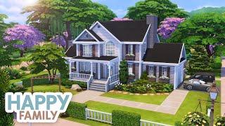 Big Happy Family Suburban  The Sims 4 Speed Build