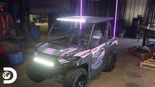 Los detalles finales para la entrega del Polaris Ranger reconstruido  Texas Metal  Discovery