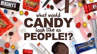 Creating CHARACTER DESIGNS based on POPULAR HALLOWEEN CANDY? 