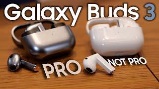 Samsung Galaxy Buds 3 Pro and Buds 3 Hands On
