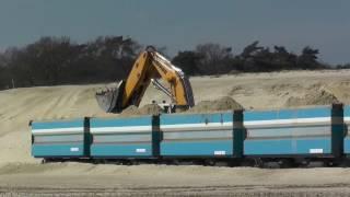 Spoorweg Emsländischen Baustoffwerke in Surwold-Börgermoor deel 2 Van de fabriek naar de put