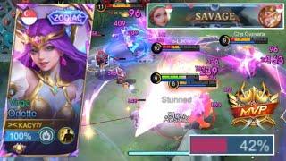 ODETTE DEADLY COMBO WITH CARMILLA‼️Odette savage gameplay 