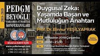 Prof. Dr. Binnur YEŞİLYAPRAK “Duygusal Zeka Yaşamda Başarı ve Mutluluğun Anahtarı”