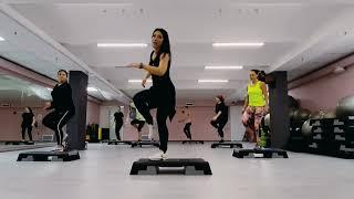 СТЕП АЭРОБИКА ЦЕЛАЯ ТРЕНИРОВКА  STEP AEROBICS