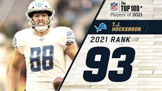 #93 T.J. Hockenson  TE Lions  Top 100 Players of 2021