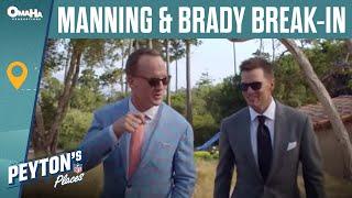 Peyton and Tom Brady Sneak On to Jim Nantzs Golf Course  Peytons Places