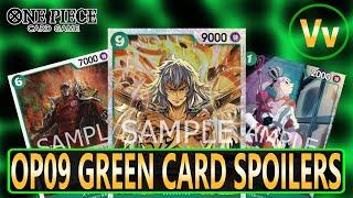 One Piece TCG Going Over All OP-09 Green Card Spoilers the Odyssey Stuff Might be Kind of Strong