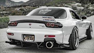 BRUTAL mazda RX-7 ROTARY engine sounds 