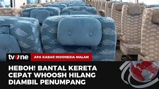 Miris Penumpang Whoosh Nekat Bawa Pulang Bantal di Kursi Kereta  AKIM tvOne