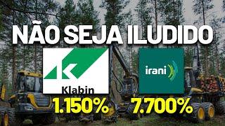 A KLABIN FOI UMA DECEPÇÃO vs IRANI? GRANDES ALTAS e QUEDAS NO LONGO PRAZO PRÉVIA DOS BANCOS