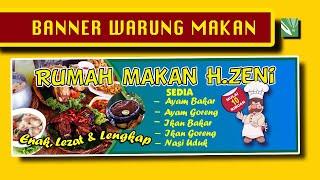 Free CDR  Banner warung makan  free download