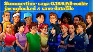 Summertime saga 0.18.6 All cookie jar unlocked & save data file
