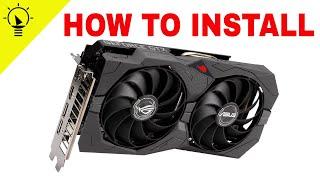 How to install a Graphics Card  ASUS ROG Strix  GTX 1650