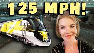 I Took a High Speed Train from Fort Lauderdale to Orlando Brightline FULL REVIEW