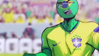 Ayo Brazil  Countryhumans World Cup edit#shorts