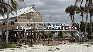 Fort Myers Beach Florida - 1Year After Hurricane IAN - By Drone
