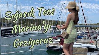 Sığacık Teos Marina’yı Geziyoruz  İzmir Sığacık Gezilecek Yerler