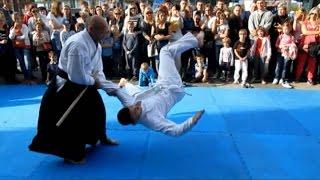 Aikido demo. Сity celebration 01 10 2016