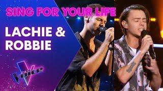 Robbie & Lachie Sing For Their Lives  The Battles  The Voice Australia