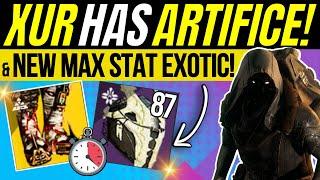 Farm ARTIFICE Armor At XUR ASAP Amazing MAX STAT Roll EXOTIC Loot & TRIALS Adept Oct 4th Destiny 2