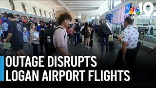 Microsoft outage disrupts flights at Logan Airport