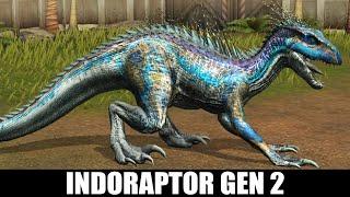 INDORAPTOR GEN 2 MAX LEVEL 40 - Jurassic World The Game