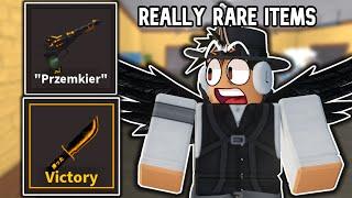 Using The Annihilator and Victory Knife in Knife Ability Test Roblox KAT