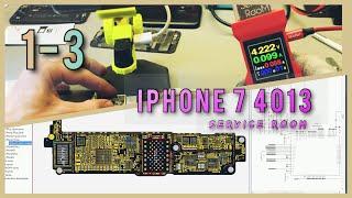 Ошибка 4013 iPhone 7 часть 1-3