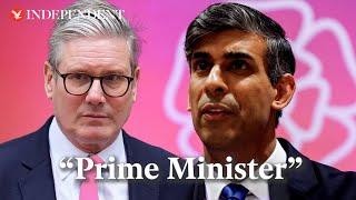 Starmer calls Sunak prime minister after two months in power