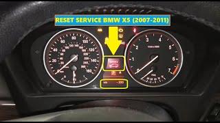 How to Reset Service BMW X5 E70 2007-2013