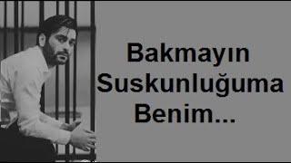 ŞİİR Bakmayın Suskunluğuma Benim SİİR