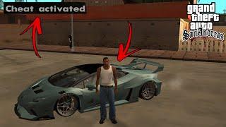 Lamorghini Huracan Cheat In GTA San AndreasSecret Cheat Code