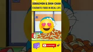 Doraemon and Shin-Chan Favorite Food In Real Life  #shorts #doraemon #shinchan #food