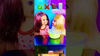Chelsea & Rosie toddler food emoji challange  Comment YOUR   #shorts #barbie #foodchallenge
