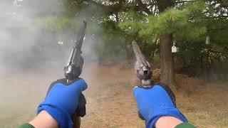 Remington 1858 New Model Armys POV firing