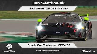 iRacing - 24S3 - McLaren 570S GT4 - Sports Car Challenge - Misano - Jan