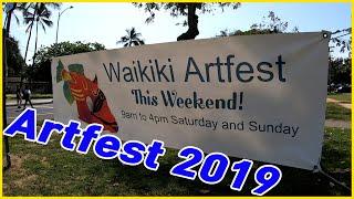 Waikiki Artfest 2019  Honolulu Oahu Hawaii USA  Hawaii Event